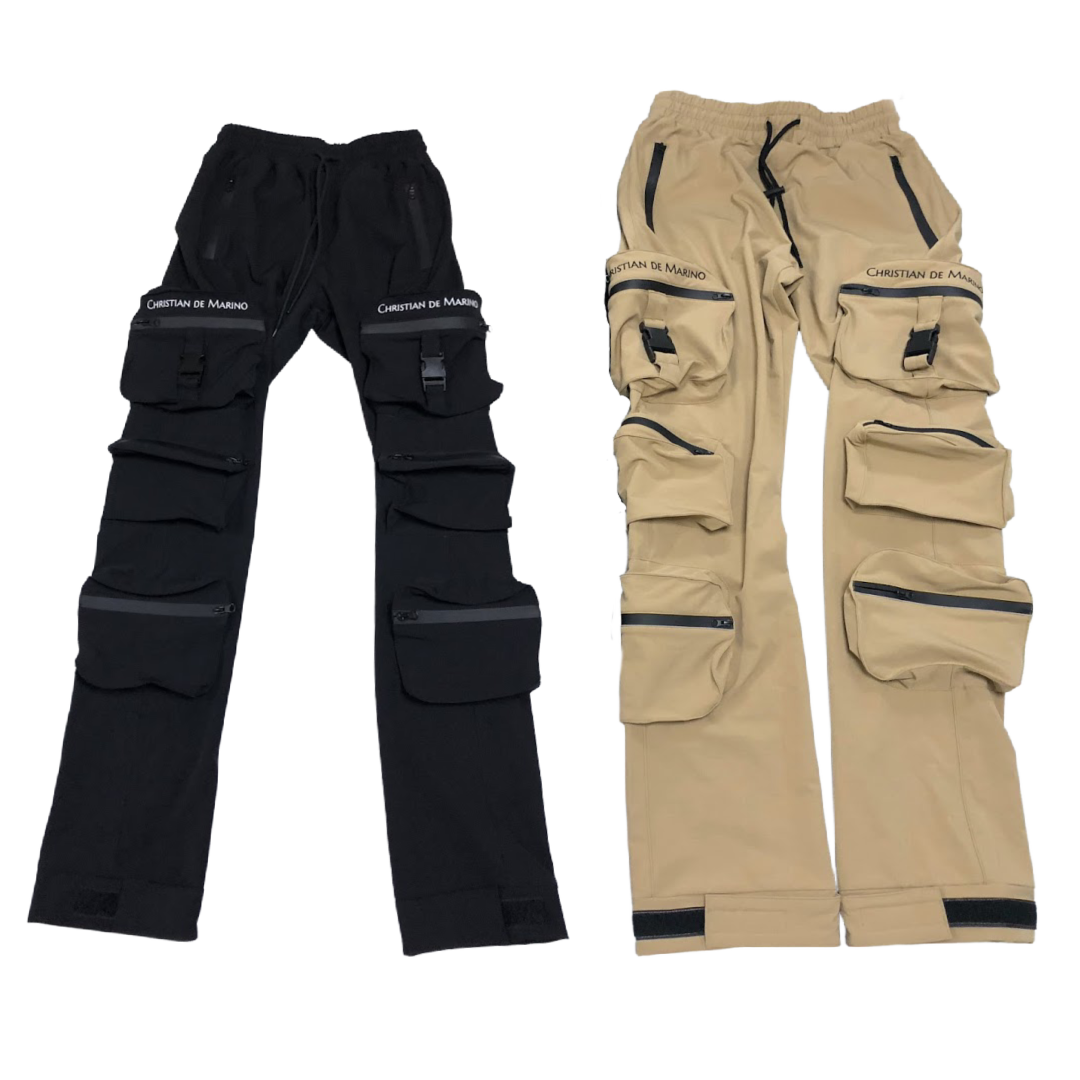 Christian de Marino 3D Pocket Cargo Pants