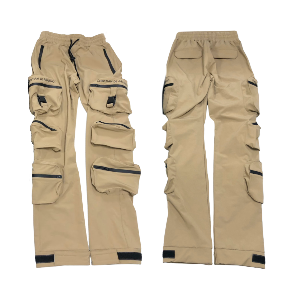 Slim Stretch 3d Pocket Cargo Trousers
