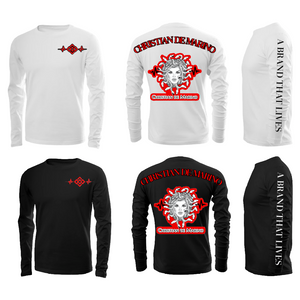 Medusa Logo Printed Long Sleeve T-Shirt