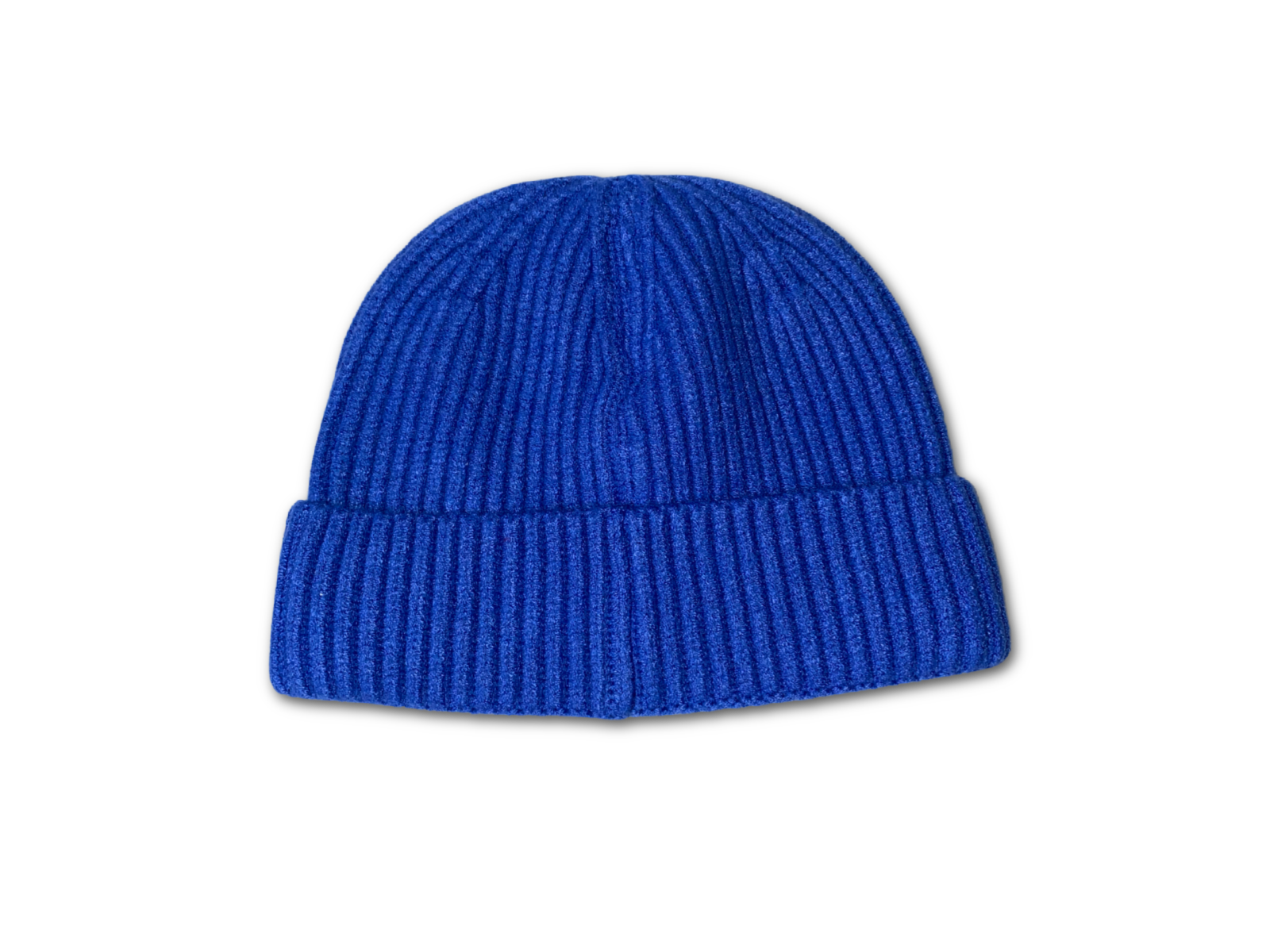 Christian De Marino Ribbed-Knit Beanie- ROYAL BLUE