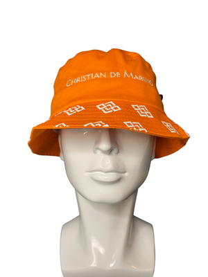 Christian De Marino Orange Chino Bucket Hat