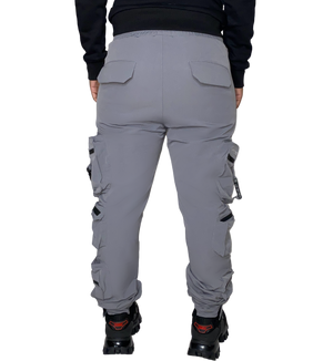 3D Pocket Cargo Pants Grey